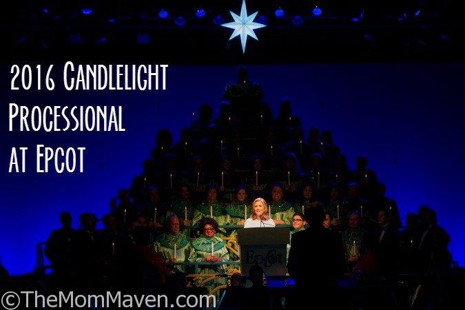 Each year, the Candlelight Processional comes to the America Gardens Theatre at Epcot, filling it with holiday music.