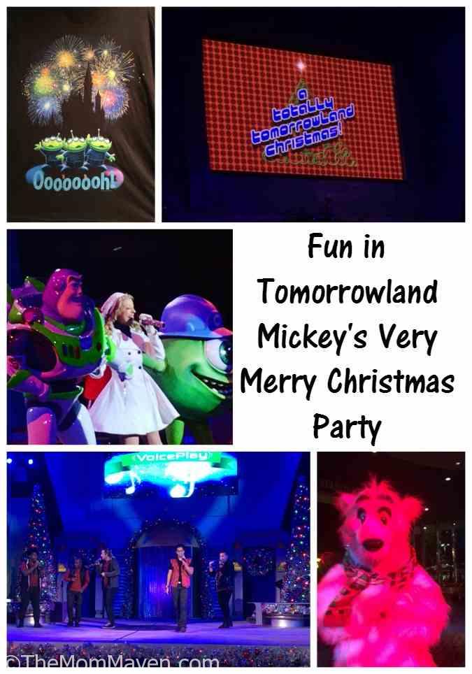 Mickey's Very Merry Christmas Party, having fun in Tomorrowland