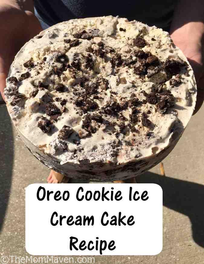 Oreo Cookie Ice Cream Cake Top recipe post of 2016