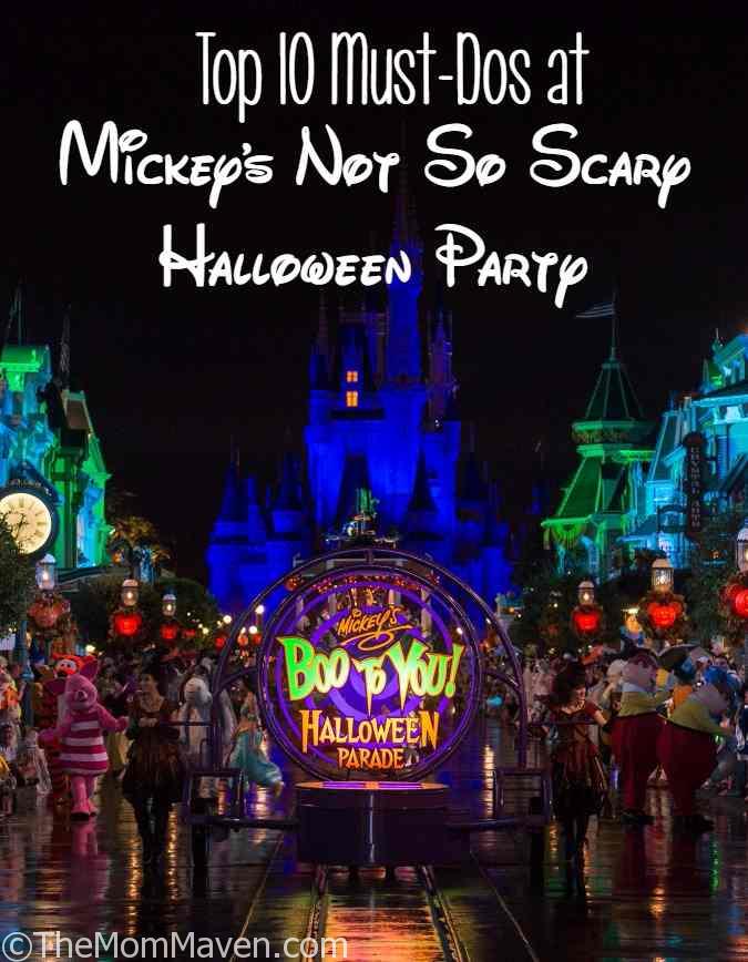 Top 10 Must Dos at Mickey's not so scary Halloween Party Top Travel Post of 2016