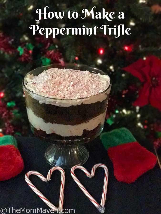 How to make a Peppermint Trifle.
