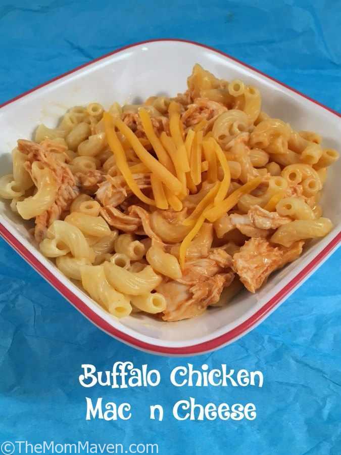 This Buffalo Chicken Mac n Cheese recipe is a light yet flavorful twist on two old favorites.