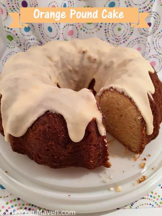 This Orange Pound Cake recipe is easy to make, if you have a stand mixer, and a tasty addition to any summertime celebration.