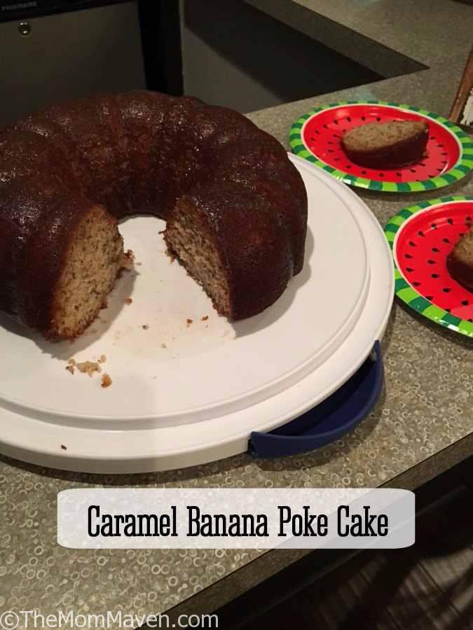 Thsi Caramel Banana Poke Cake is an easy and delicious snack.