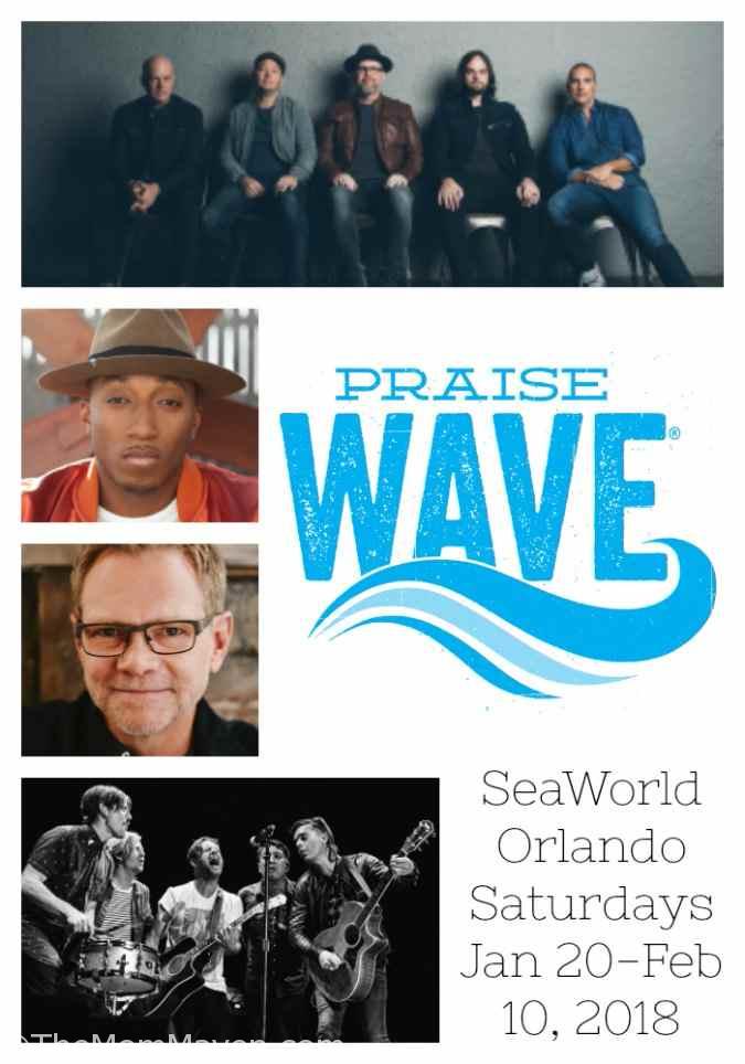 Christian music fans can kick off their year in high gear with a day of fellowship and fun at SeaWorld Orlando’s Praise Wave. The live concert event series takes place every Saturday, Jan. 20 – Feb. 10.
