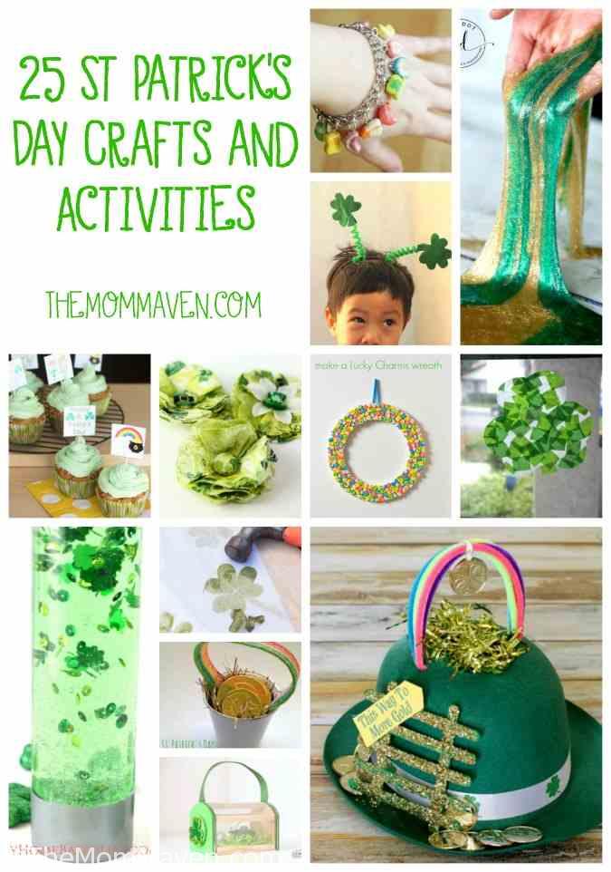 Since my 45 St Patrick's Day Recipes to Bring Out Your Irish Side post went so well, I thought I'd follow it up with 25 St Patrick's Day Crafts and Activities! This way I've given you everything you need for a fun St Patrick's Day celebration all in one place.