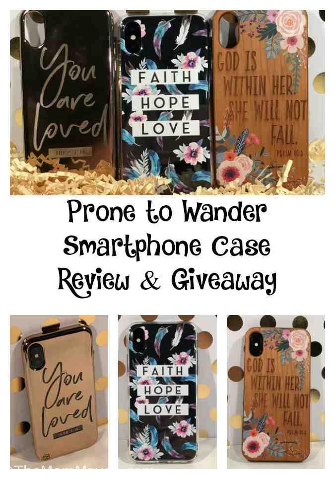 I recently received 3 new cases for my phone from Prone to Wander. These cases all have Christian sayings on them. Over the last week or so I've been trading off cases so I can try all of the new ones out, since they are so very different.