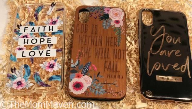 I recently received 3 new cases for my phone from Prone to Wander. These cases all have Christian sayings on them. Over the last week or so I've been trading off cases so I can try all of the new ones out, since they are so very different.