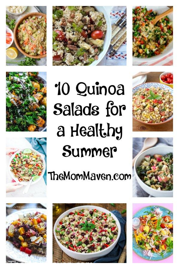 Welcome to part 6 of my Summer Side Dish Series. So far we have covered Chopped Salads and Coleslaws, Potato Salads, Pasta Salads, Side Dishes, and Fruit Salads. Today we have 10 Quinoa Salads for a Healthy Summer. 