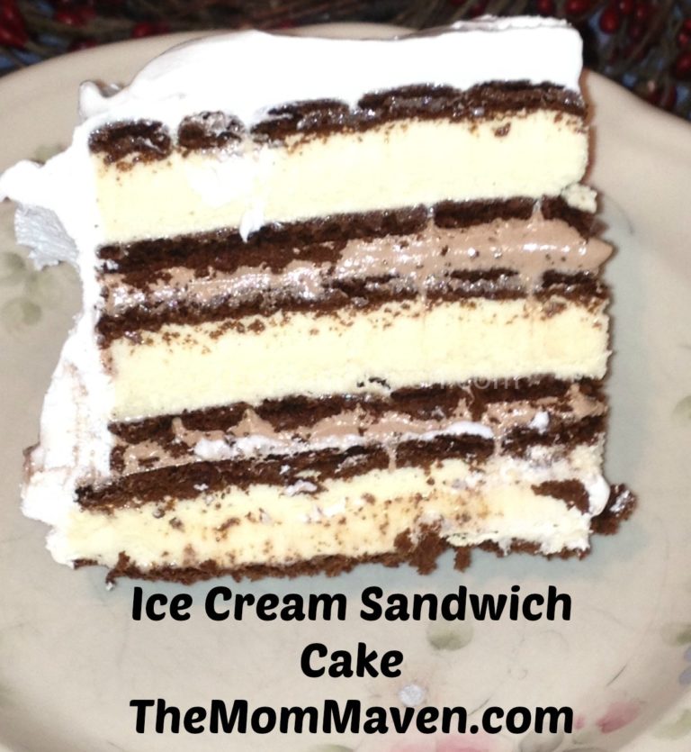 Easy Recipes  Ice  Cream  Sandwich Cake  The Mom Maven