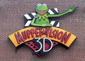 Muppet*Vision 3D sign
