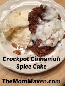 Crockpot Cinnamon Spice Cake-TheMomMaven.com