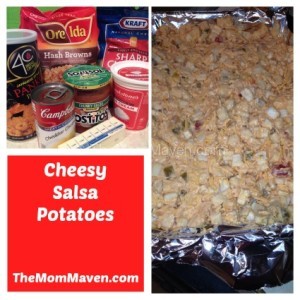 Easy recipes-Cheesy Salsa Potatoes