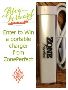 Win a portable charger from ZonePerfect