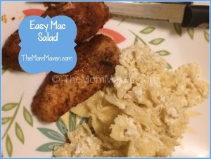 Easy Recipes-Mac Salad-TheMomMaven.com