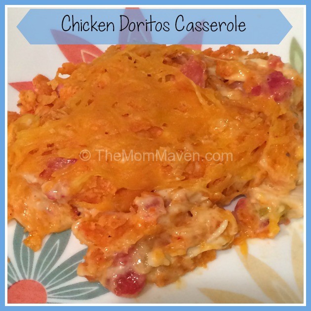 Easy Recipes-Chicken Doritos Casserole - The Mom Maven