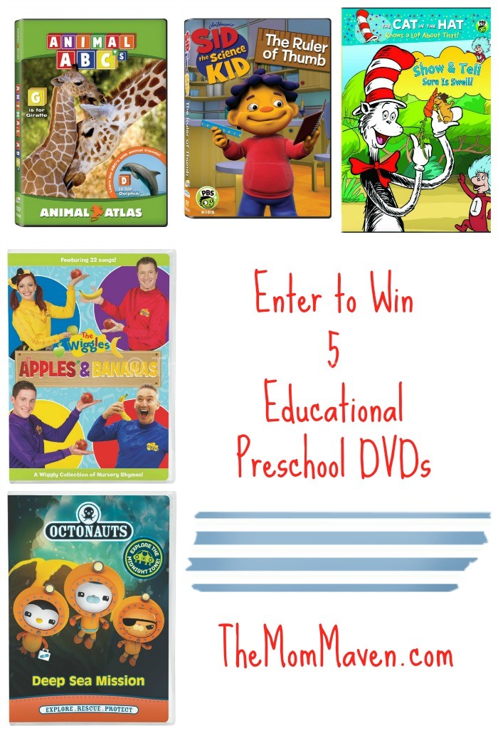 Educational Preschool DVD Giveaway-The Mom Maven