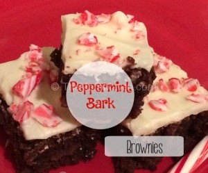 Looking for a simple Christmas treat? My Peppermint Bark Brownies are just what you are looking for!