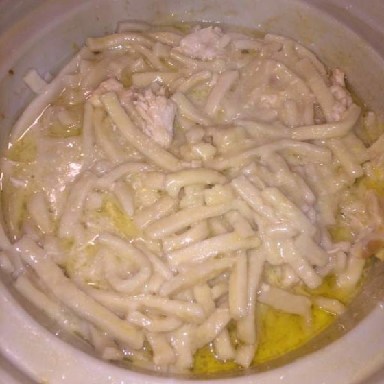 Easy Crockpot Amish Chicken and Noodles The Mom Maven