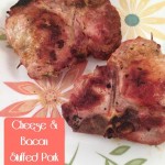 Cheese and bacon stuffed pork chops recipe
