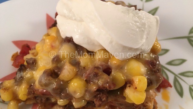 Layered Taco Pie - The Mom Maven