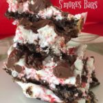 These Candy Cane S'mores Bars taste like Christmas.