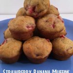 These strawberry banana mini muffins are easy to make and are a great little snack. Enjoy this easy recipe!