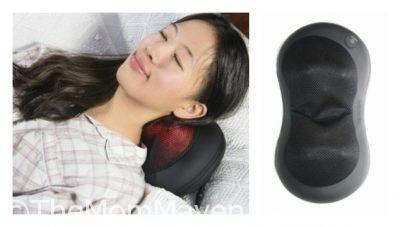 Now you can enjoy a deep-kneading shiatsu massage from the comfort of your own home with the truMedic InstaShiatsu+ Pillow Massager with Heat. It’s the perfect way to unwind!