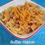This Buffalo Chicken Mac n Cheese recipe is a light yet flavorful twist on two old favorites.