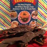 Fair Foods is an illustrated cookbook featuring the recipes of the most popular and offbeat food served at state and county fairs across the USA, including Chocolate Covered Bacon.