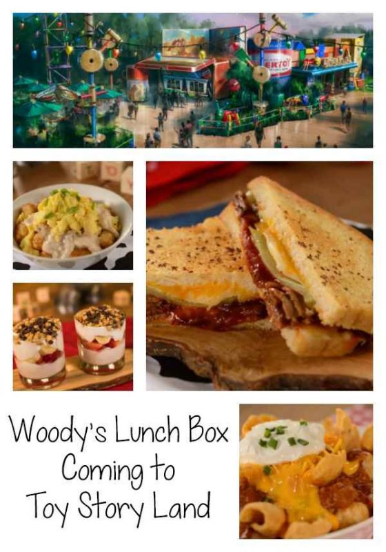 disney woody's lunch box menu