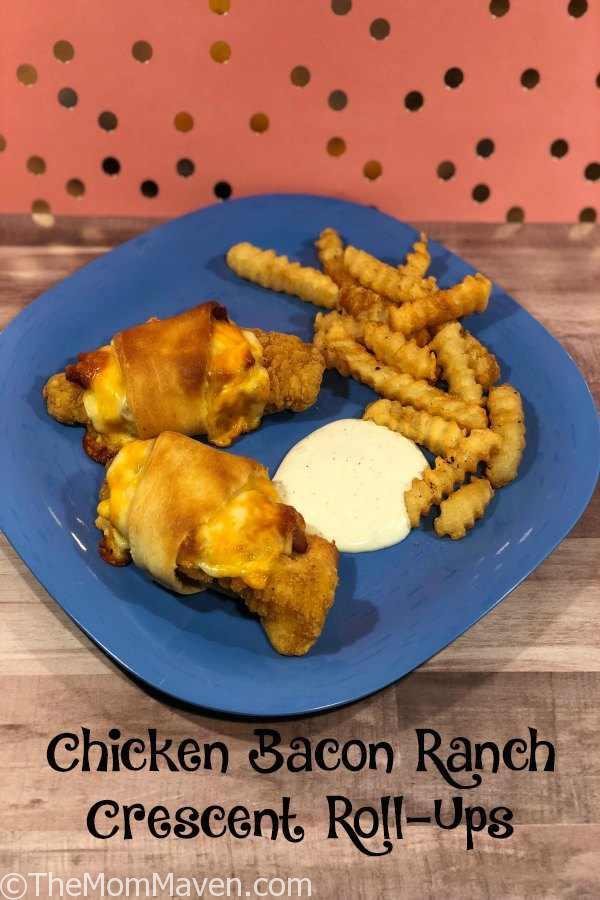 Chicken Bacon Ranch Crescent Roll-Ups make an easy lunch or dinner and they re-heat well so you can serve the leftovers too.
