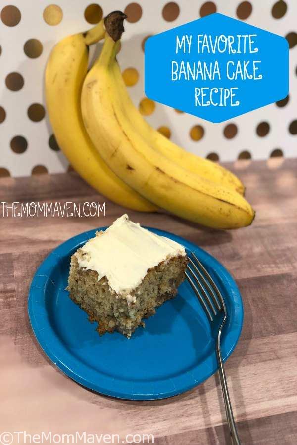 I love almost all things banana. This banana cake recipe from Spend with Pennies is soft, moist, and deliciously filled with banana flavor.