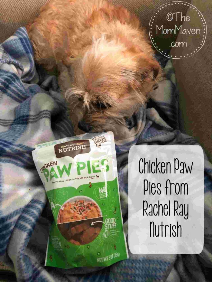 Mushu celebrated her 7th birthday with Chicken Paw Pies from Rachel Ray Nutrish from Chewy.com.
