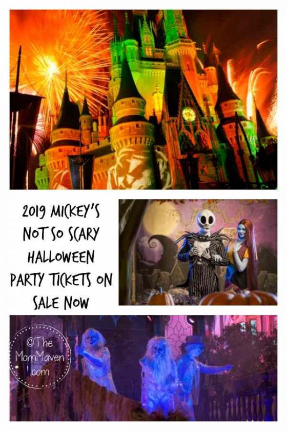 Tickets for Mickey�s Not So Scary Halloween Party On Sale The Mom Maven