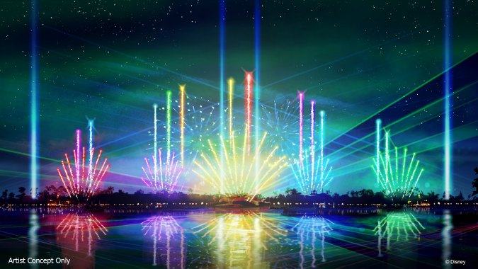 “Epcot Forever,” a new nighttime spectacular at Walt Disney World Resort, will debut Oct. 1, 2019, on World Showcase Lagoon at Epcot.