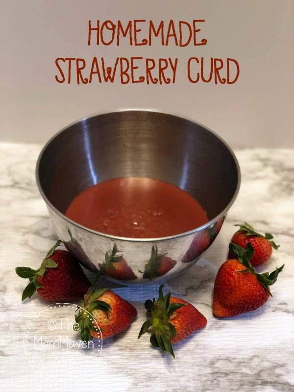 Homemade Strawberry Curd is great in cheesecakes, as well as in pies, cakes, and tarts.