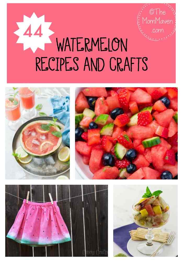 Do you love watermelon like I do? Here are 44 watermelon recipes and crafts to enjoy this summer