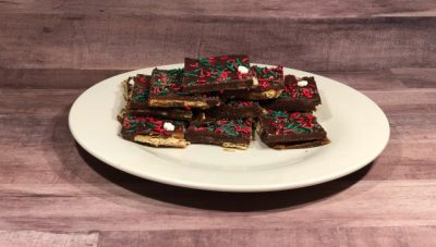 A delicious combination of salty and sweet make this Christmas Crack treat so addictive!