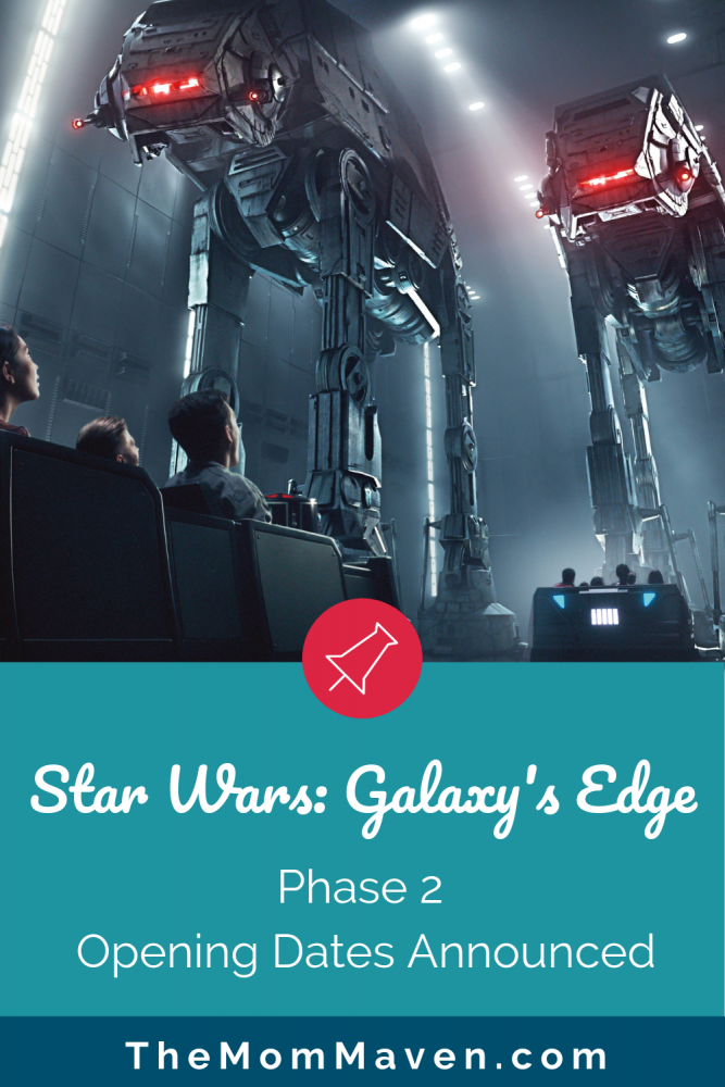 The wait is almost over for Star Wars fans! We now know when Star Wars: Rise of the Resistance will open in Star Wars: Galaxy's Edge .