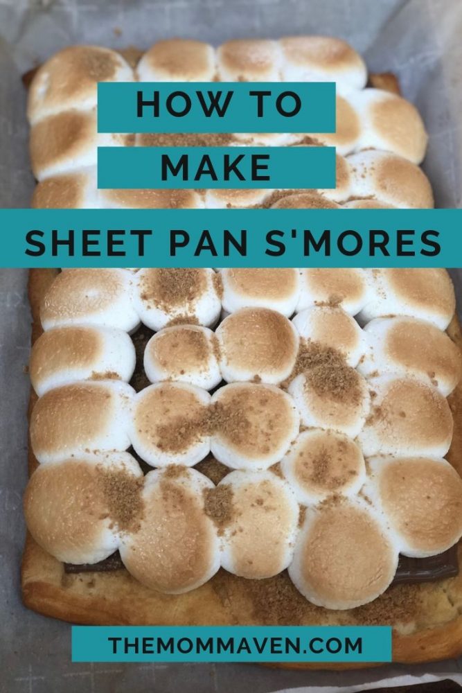 Enjoy the ooey gooey deliciousness of s'mores indoors all year long with sheet pan s'mores!