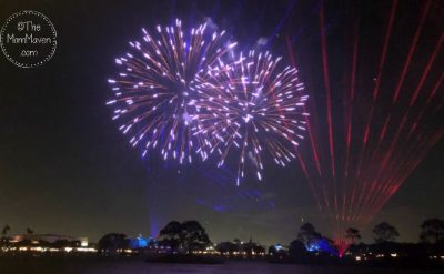 Across the canvas of a darkened sky, the new Epcot Forever nighttime spectacular that debuted 10-1-19 at Walt Disney World Resort celebrates the past, present and future of Epcot.