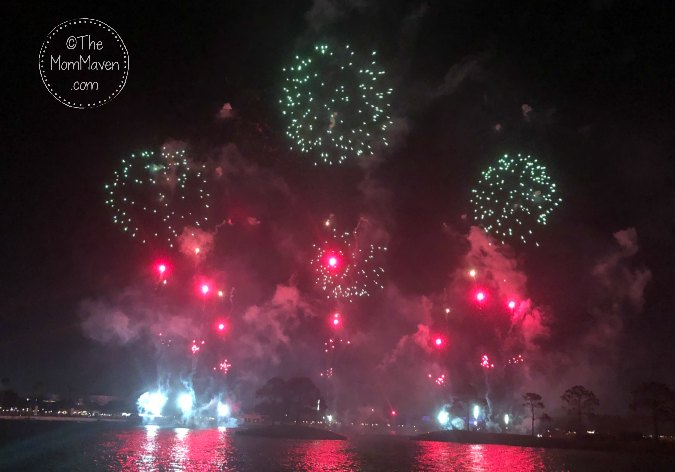 Across the canvas of a darkened sky, the new Epcot Forever nighttime spectacular that debuted 10-1-19 at Walt Disney World Resort celebrates the past, present and future of Epcot.