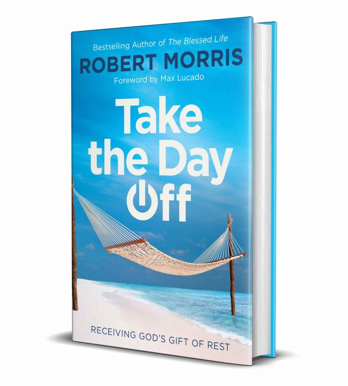The FaithWords Book Club is a private Facebook group that is only available to join upon request, and currently reading Take the Day Off by Robert Morris