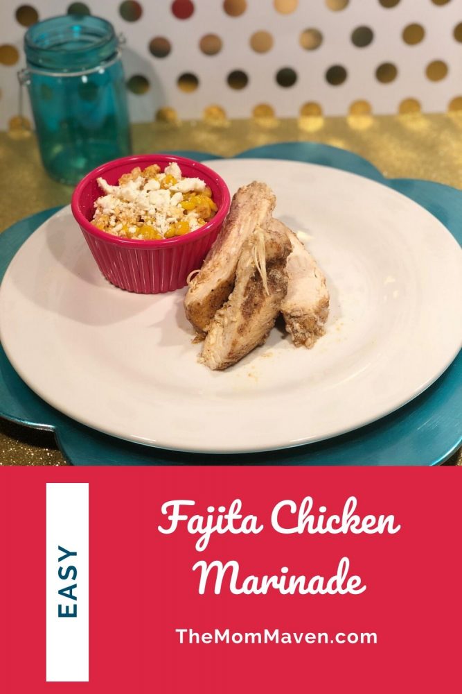 This easy Chicken Fajita Marinade recipe is made with 6 pantry staples and some lime juice. It's an easy way to add a punch of flavor to basic chicken breasts.