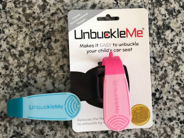 UnbuckleMe is an ingenious and affordable tool to help everyone who struggles with unbuckling car seats for young children.
