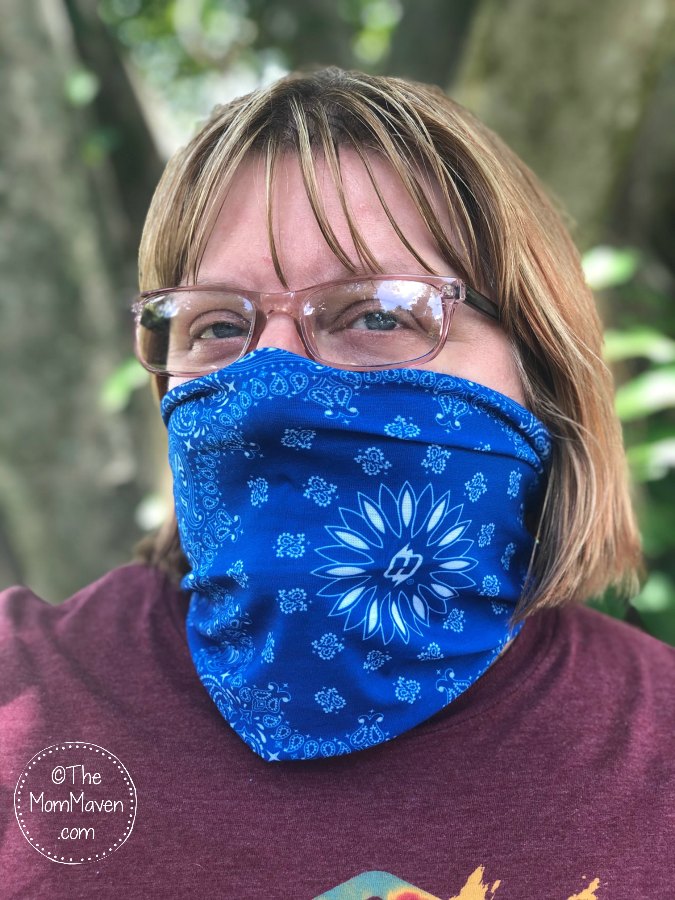 The Hoo-Rag Seamless Tubular Bandana is a comfortable and fashionable way to conform to face covering mandates without irritating your ears. 