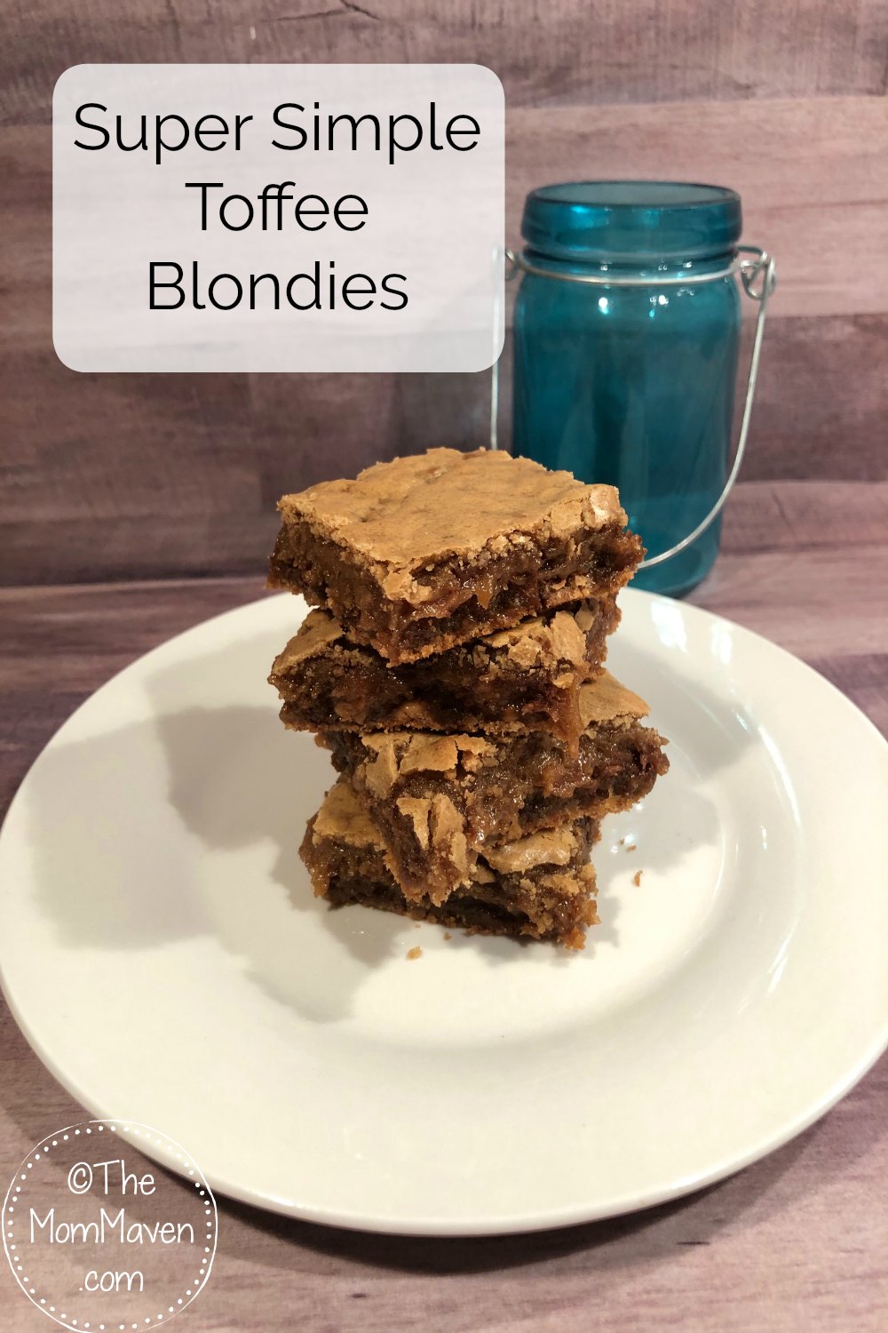 Super Simple Toffee Blondies