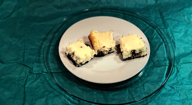 Andes Mint Cheesecake Bars