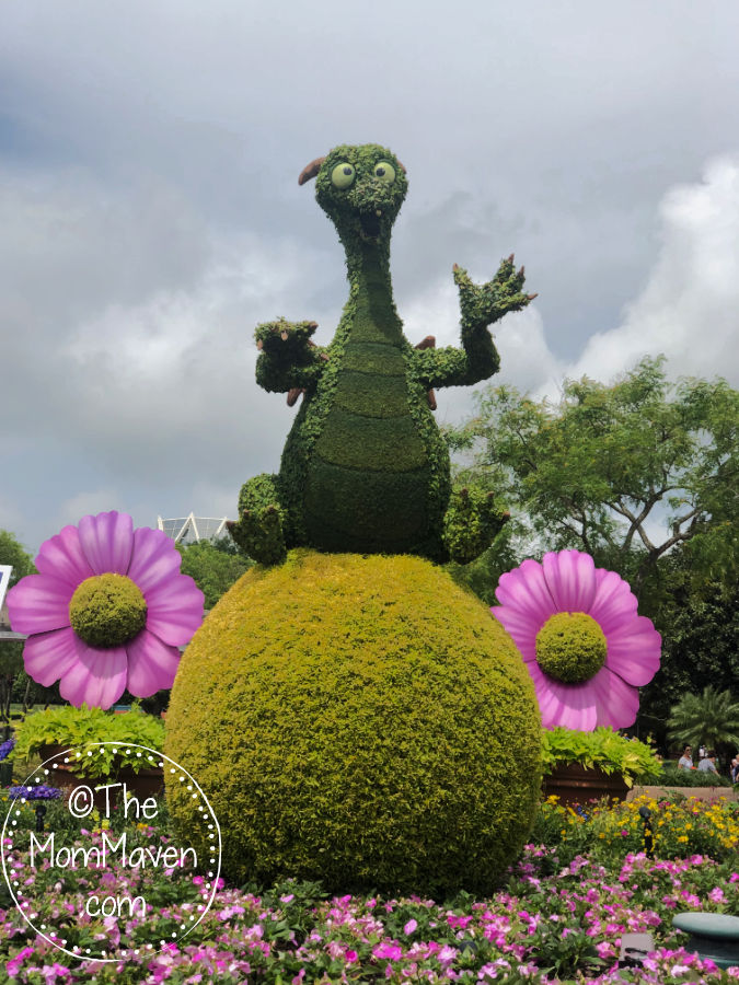 Figment topiary photo from 2019 EPCOT International Flower and Garden Festival